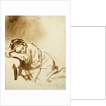 A Young Woman Sleeping c.1654 by Rembrandt Harmensz. van Rijn