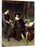 Constantijn Huygens and his clerk, 1627 by Thomas de Keyser