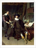 Constantijn Huygens and his clerk, 1627 by Thomas de Keyser