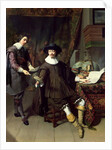 Constantijn Huygens and his clerk, 1627 by Thomas de Keyser