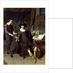 Constantijn Huygens and his clerk, 1627 by Thomas de Keyser