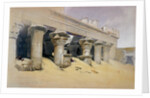 Portico of the Temple of Edfu, Upper Egypt by David Roberts