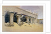 Portico of the Temple of Edfu, Upper Egypt by David Roberts