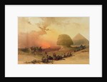 The Sphinx at Giza by David Roberts