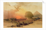 The Sphinx at Giza by David Roberts