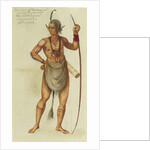 Indian in Body Paint by John (after) White