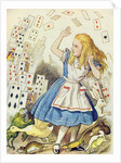 The Shower of Cards by John Tenniel