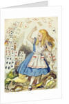 The Shower of Cards by John Tenniel