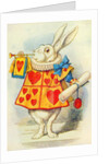 Le lapin blanc, illustration tirée de « Alice au pays des merveilles » de Lewis Carroll by John Tenniel
