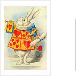 Le lapin blanc, illustration tirée de « Alice au pays des merveilles » de Lewis Carroll by John Tenniel