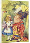 Alice with the Duchess by John Tenniel