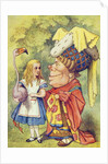 Alice with the Duchess by John Tenniel
