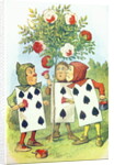 The Playing Cards Painting the Rose Bush by John Tenniel