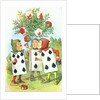 The Playing Cards Painting the Rose Bush by John Tenniel