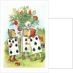 The Playing Cards Painting the Rose Bush by John Tenniel