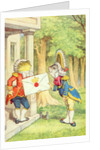 The Fish-Footman Delivering an Invitation to the Duchess by John Tenniel