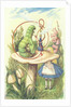Alice rencontre la chenille, 1865 by John Tenniel