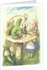 Alice rencontre la chenille, 1865 by John Tenniel