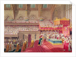 Procession of the Dean and Prebendaries of Westminster bearing the Regalia by Charles (after) Wild