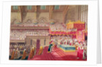 Procession of the Dean and Prebendaries of Westminster bearing the Regalia by Charles (after) Wild