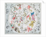 Celestial Planisphere Showing the Signs of the Zodiac by Andreas Cellarius