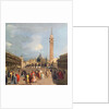 Piazza San Marco, Venice, c.1760 by Francesco Guardi
