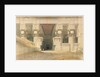 Facade of the Temple of Hathor, Dendarah by David Roberts