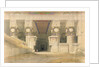 Facade of the Temple of Hathor, Dendarah by David Roberts