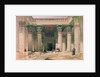 Grand Portico of the Temple of Philae, Nubia by David Roberts