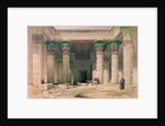 Grand Portico of the Temple of Philae, Nubia by David Roberts