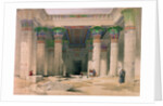 Grand Portico of the Temple of Philae, Nubia by David Roberts