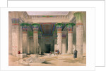 Grand Portico of the Temple of Philae, Nubia by David Roberts