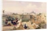 Mosque of Omar showing the Site of the Temple, plate 8 from Volume I of 'The Holy Land' engraved by Louis Haghe, published in 1842 by David (after) Roberts
