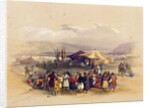 Encampment of the Pilgrims at Jericho' 1st April 1839 by David Roberts