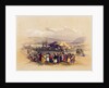 Encampment of the Pilgrims at Jericho' 1st April 1839 by David Roberts