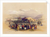 Encampment of the Pilgrims at Jericho' 1st April 1839 by David Roberts