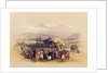 Encampment of the Pilgrims at Jericho' 1st April 1839 by David Roberts