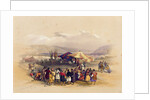 Encampment of the Pilgrims at Jericho' 1st April 1839 by David Roberts