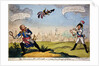 The Corsican Shuttlecock, 1814 by George Cruikshank