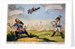 The Corsican Shuttlecock, 1814 by George Cruikshank