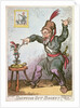 Snuffing out Boney, 1814 by George Cruikshank