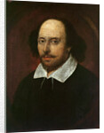 William Shakespeare, c.1610 by John Taylor