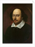 William Shakespeare, c.1610 by John Taylor