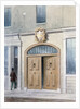 The Entrance to Coachmakers Hall, 1854 by Thomas Hosmer Shepherd