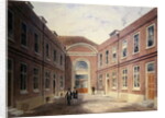 The Inner Court of Girdlers Hall Basinghall Street, 1853 by Thomas Hosmer Shepherd