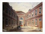 The Inner Court of Girdlers Hall Basinghall Street, 1853 by Thomas Hosmer Shepherd