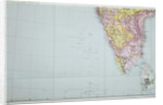 Map of Southern India, 1898 by English School