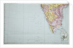 Map of Southern India, 1898 by English School