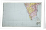 Map of Southern India, 1898 by English School