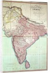 Improved Map of India published in London 1820 by English School